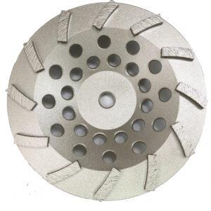 5 Multi Segment Diamond Cup Wheels Fast Aggressive Grinding Concrete Masonry Stone 