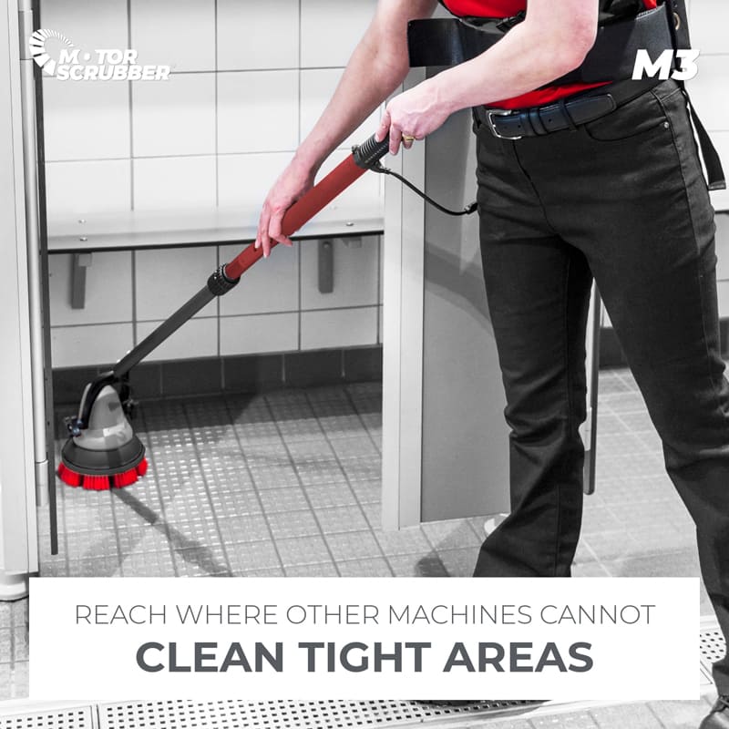 MotorScrubber M3  Small Floor Scrubbing Machine